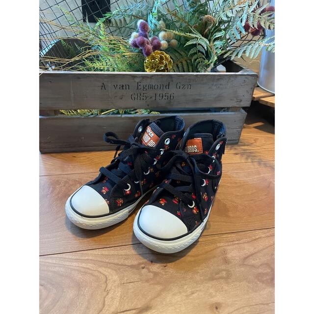 CONVERSE(コンバース)のオールスター　マリオコンバース　19cm キッズ/ベビー/マタニティのキッズ靴/シューズ(15cm~)(スニーカー)の商品写真