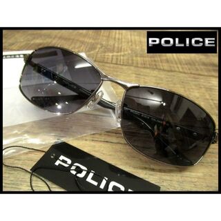 ポリス(POLICE)の新品 ポリス 2021年モデル SPLC57J チタンフレーム サングラス 黒銀(サングラス/メガネ)