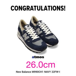 ニューバランス(New Balance)のNew Balance M990CH1 22FW-I(スニーカー)