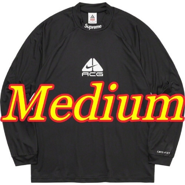 Supreme × Nike ACG Jersey Black M - Tシャツ/カットソー(七分/長袖)