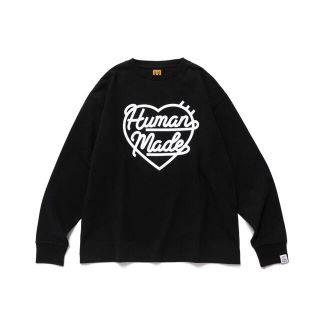 ヒューマンメイド(HUMAN MADE)のhuman made HEART L/S T-SHIRT BLACK XXL(Tシャツ/カットソー(七分/長袖))