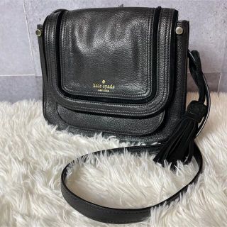 ケイトスペードニューヨーク(kate spade new york)の【美品】 ケイトスペード ショルダーバッグ  レザー タッセル フリンジ(ショルダーバッグ)