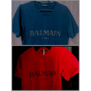 バルマン(BALMAIN)のバルマンtシャツ２枚セット。(Tシャツ/カットソー(半袖/袖なし))