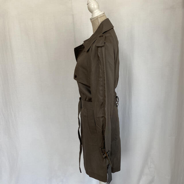 【新品未使用】ZARA MAN ザラ トレンチコート ロングコート グレー