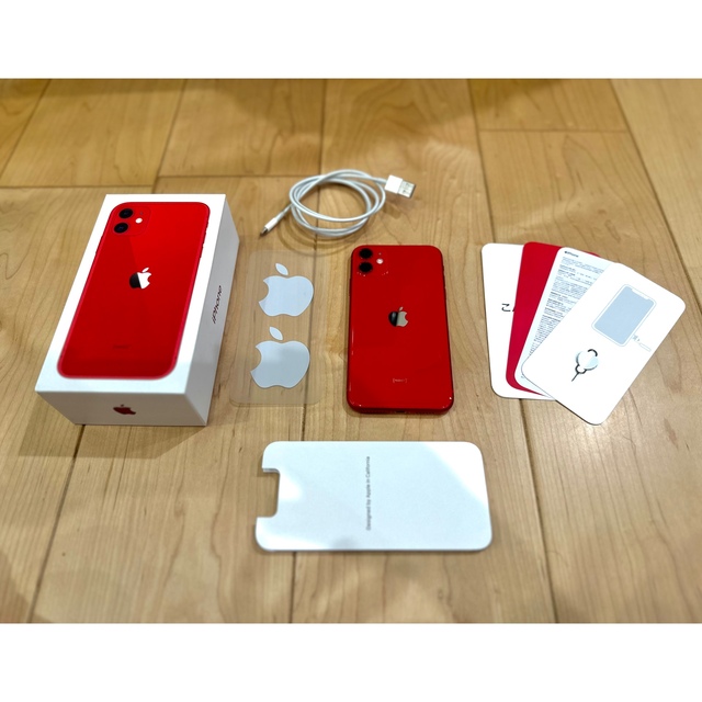 スマートフォン本体iPhone 11 (PRODUCT)RED 128 GB SIMフリー