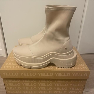 イエローブーツ(Yellow boots)の【送料込】新作 yello スニーカーブーツ　※3日間限定(ブーツ)