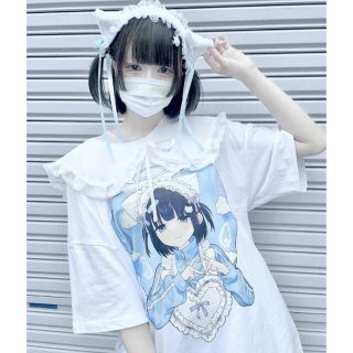 ミルクボーイ(MILKBOY)のililil（イルイルイル）ねこみみてんしちゃんTシャツ 新品未開封(Tシャツ(半袖/袖なし))