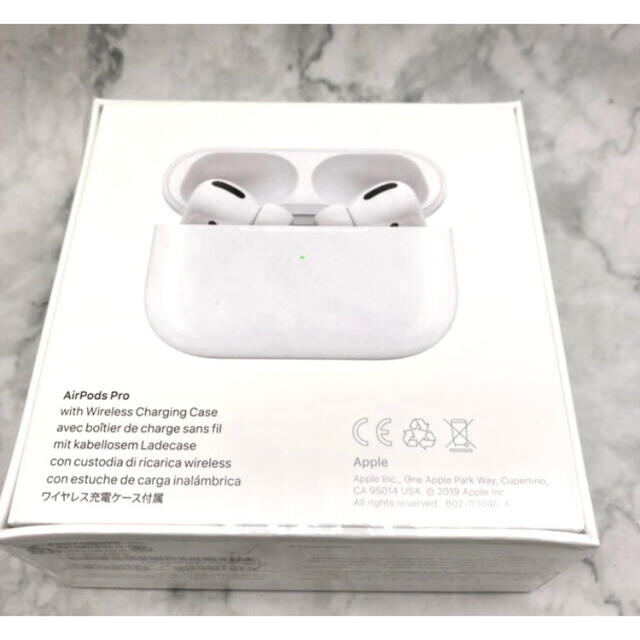 Apple(アップル)のAPPLE AirPods Pro MWP22J/A 新品未開封 保証未開始 スマホ/家電/カメラのオーディオ機器(ヘッドフォン/イヤフォン)の商品写真