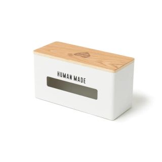 ヒューマンメイド(HUMAN MADE)の新品 送料無料 HUMAN MADE TISSUE CASE ティシュケース 白(ティッシュボックス)