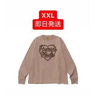 ヒューマンメイド(HUMAN MADE)のhuman made L/S Tee ベージュ　XXL(Tシャツ/カットソー(七分/長袖))