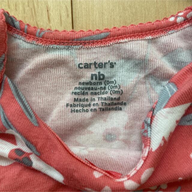 carter's(カーターズ)の新生児　ロンパース　女の子　カバーオール　ドレスオール　50 60 キッズ/ベビー/マタニティのベビー服(~85cm)(カバーオール)の商品写真