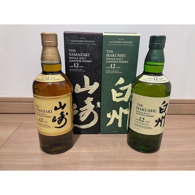 新品未開封 サントリー白州2本+白州12年 3本 箱なし - ウイスキー