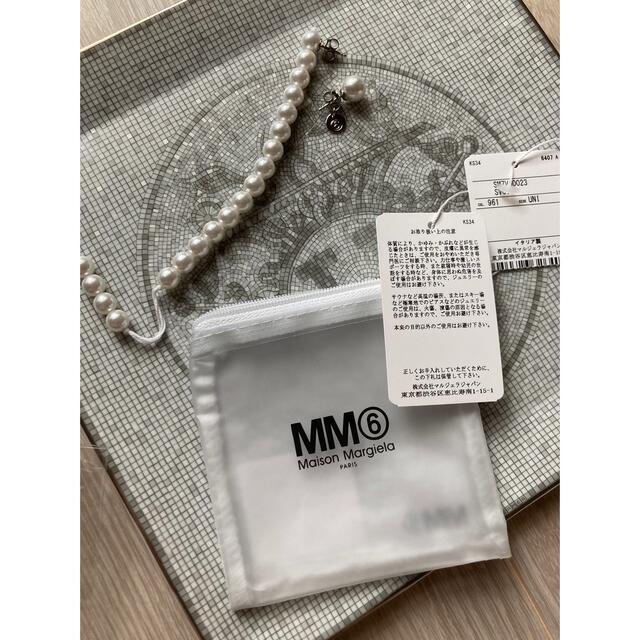 MM6 - マルジェラ MM6 パール ピアス 新品の通販 by kulala|エムエム