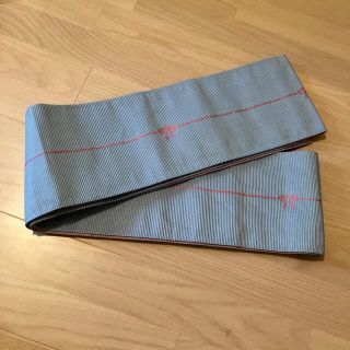 半幅帯　化繊　リバーシブル　(帯)