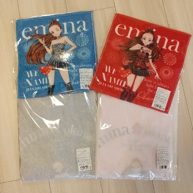安室奈美恵 数量限定 エミーナ Tシャツ ハンドタオル コンプリート