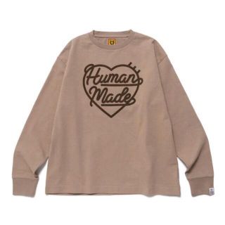 ヒューマンメイド(HUMAN MADE)の新品 送料無料 HUMAN MADE HEART L/S T-SHIRT L(Tシャツ/カットソー(七分/長袖))