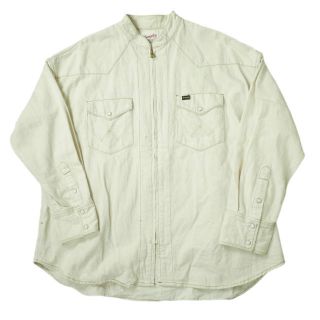 ラングラー(Wrangler)のWrangler x BEAUTY&YOUTH UNITED ARROWS ラングラー ビューティーアンドユース ユナイテッドアローズ 別注 BL Wrangler BYSP SHT オーバーサイズ デニムシャツ WS9234 Free OFF WHITE 長袖 ジップアップ ウエスタン トップス【中古】【Wrangler × BEAUTY&YOUTH UNITED ARROWS】(シャツ/ブラウス(長袖/七分))