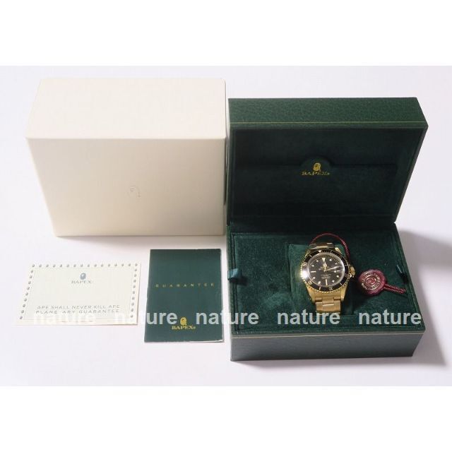 A BATHING APE(アベイシングエイプ)のCLASSIC TYPE 1 BAPEX Black メンズの時計(腕時計(アナログ))の商品写真