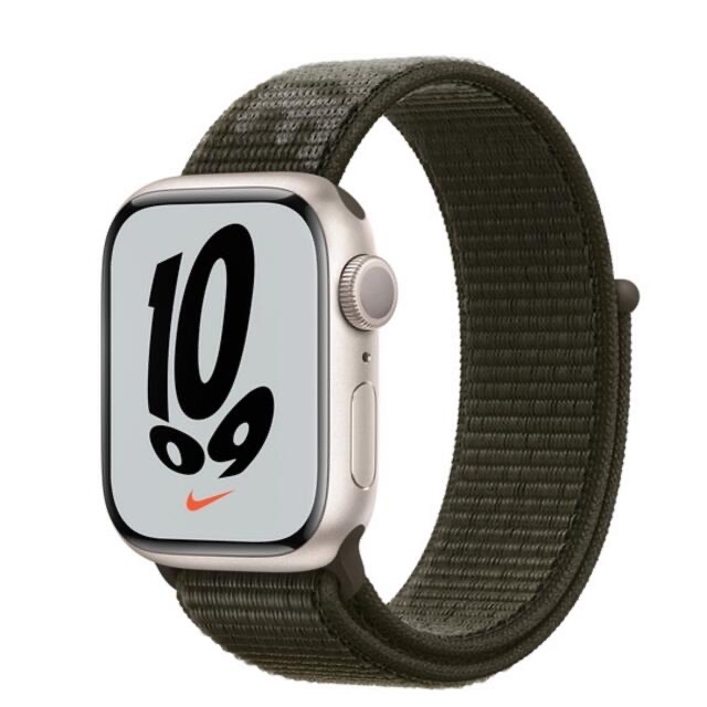 Apple Watch(アップルウォッチ)のApple Watch Nike Series 7 (GPS) - 41mm スマホ/家電/カメラのスマートフォン/携帯電話(その他)の商品写真