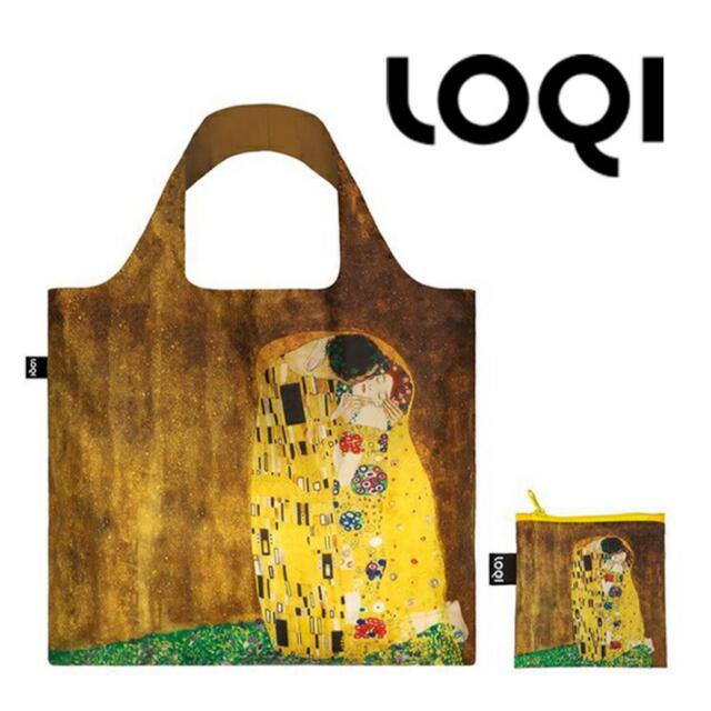 〈残りわずか！〉LOQI ローキー 大容量 コンパクト エコバッグ クリムト レディースのバッグ(エコバッグ)の商品写真