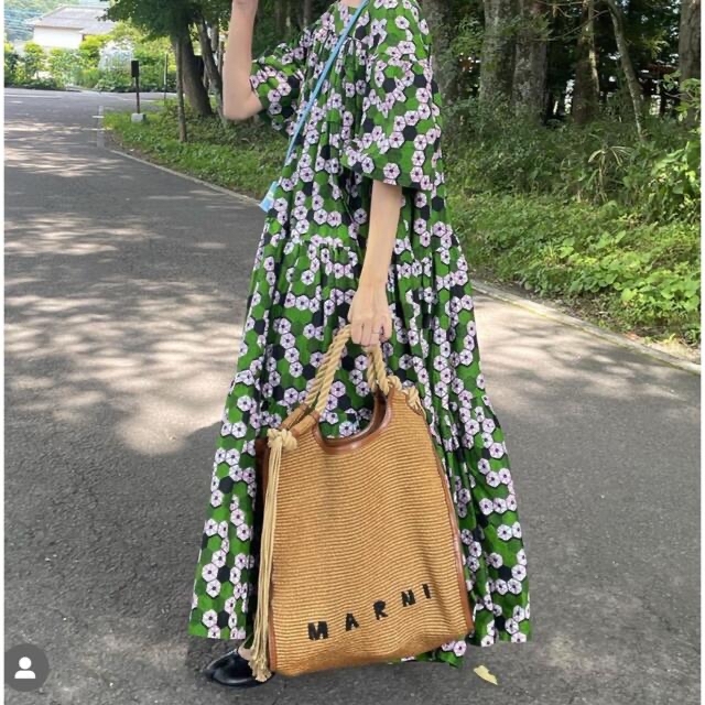 ODILE JACOBS バティック ワックスプリントワンピース ロング
