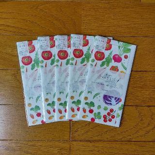 古川紙工 今日のお手紙 一筆箋 ベジタブル 5点セット 美濃和紙製
