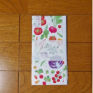 古川紙工 今日のお手紙 一筆箋 ベジタブル 5点セット 美濃和紙製の通販