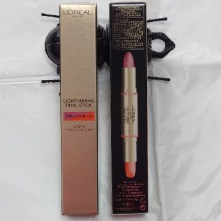 ロレアルパリ(L'Oreal Paris)のロレアルパリ　ライトゥアリング　デュアルスティックb 04(チーク)