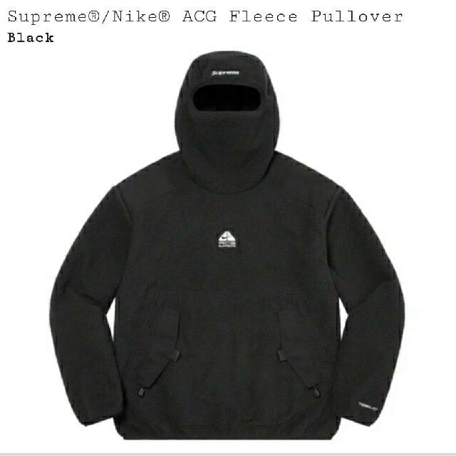 Supreme NIKE ACG Fleece Pullover BLACK L