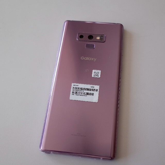 Galaxy note9 SCV40 SIMロック解除済