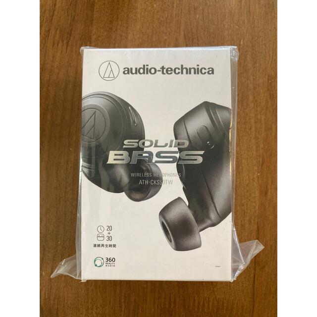 audio-technica ワイヤレスイヤホン ブラック ATH-CKS50T ...