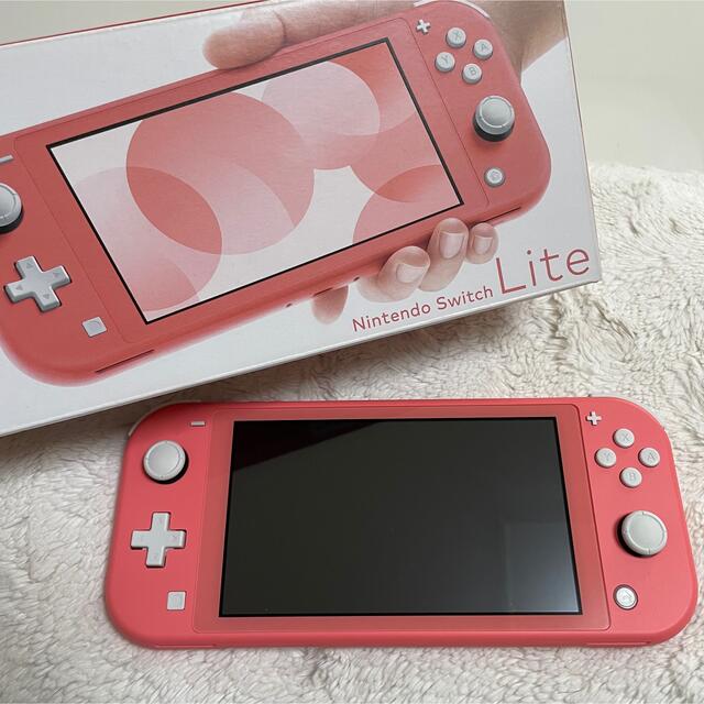 任天堂switch lite コーラルピンク 本体