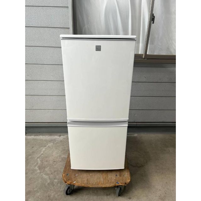 美品 SHARP 2019年製 2ドア冷蔵庫 137リットル SJ-14E7