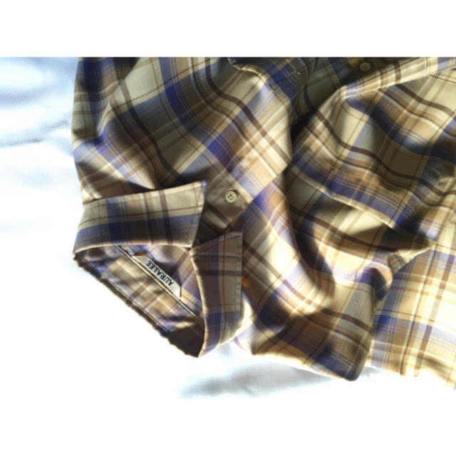 シャツ【AURALEE】SUPER LIGHT WOOL CHECK SHIRTS