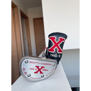 スコッティキャメロン(Scotty Cameron)のスコッティキャメロン red・X 33インチ クラブ パター ヘッドカバー付き(クラブ)