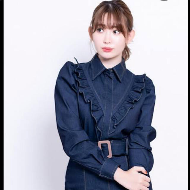 Herlipto♡Wave Denim Two Piece - シャツ/ブラウス(長袖/七分)