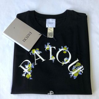 パトゥ(PATOU)の新品未着用 XS PATOU オーガニックコットン フローラルパトゥロゴTシャツ(Tシャツ(半袖/袖なし))