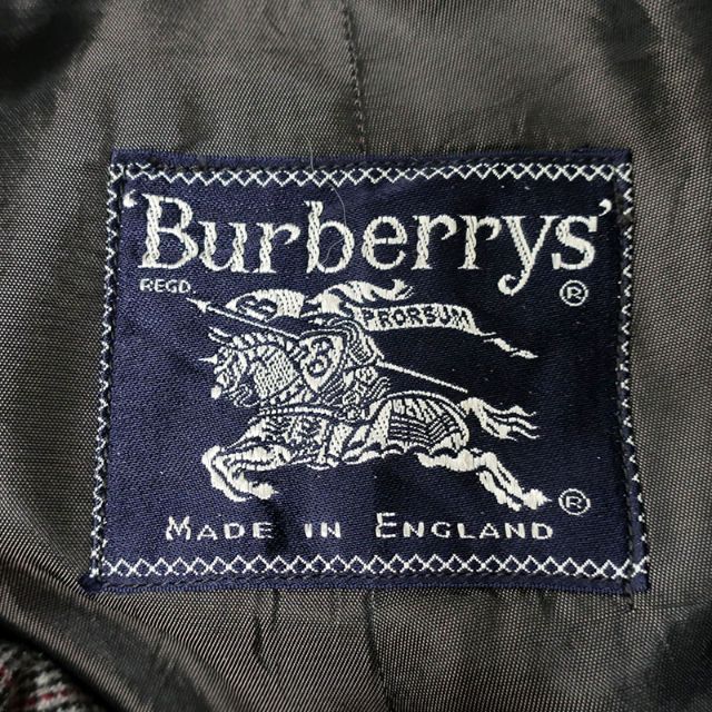 BURBERRY(バーバリー)の英国製ビンテージ Burberrys ツイード 比翼バルマカーンコート メンズのジャケット/アウター(チェスターコート)の商品写真