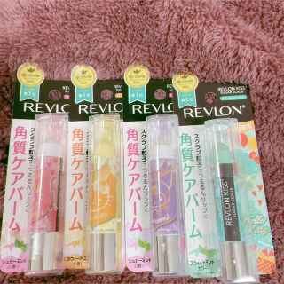 レブロン(REVLON)のレブロン　キスシュガースクラブ✖️4個(リップケア/リップクリーム)