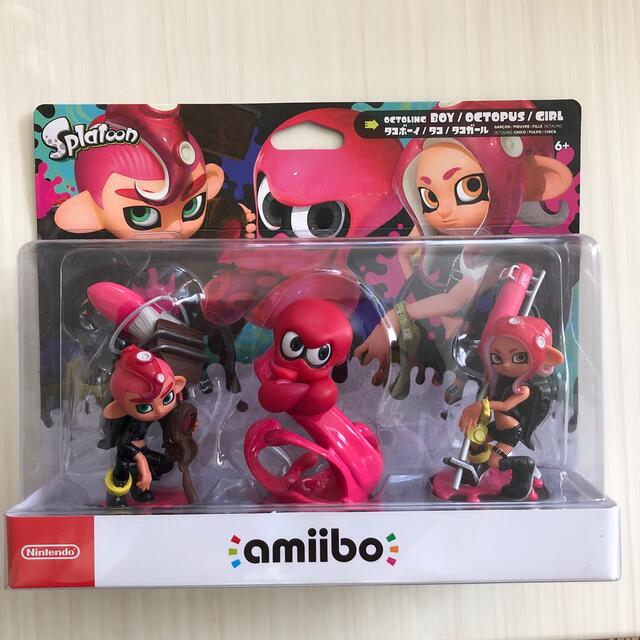 任天堂(ニンテンドウ)の【新品】amiibo トリプルセット タコガール タコ タコボーイ スプラ エンタメ/ホビーのフィギュア(ゲームキャラクター)の商品写真