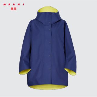 マルニ(Marni)の新品未使用タグ付　ユニクロ　マルニ　ブロックテックハーフコート　Lサイズ(ロングコート)