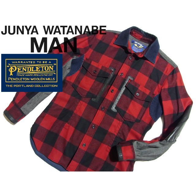 eYe JUNYA WATANABE PENDLETON 再構築 チェックシャツ