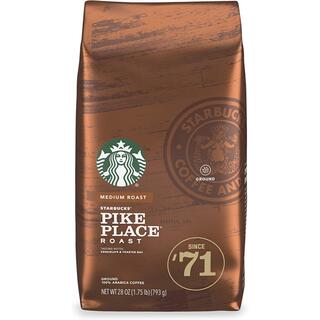 スターバックス　パイクプレイスコーヒー豆 (粉) 793g 160ｇ約５袋分(コーヒー)