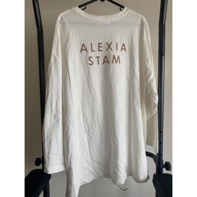 ALEXIA STAM(アリシアスタン)の《ALEXIA STAM》 ロングtシャツ レディースのトップス(Tシャツ(長袖/七分))の商品写真