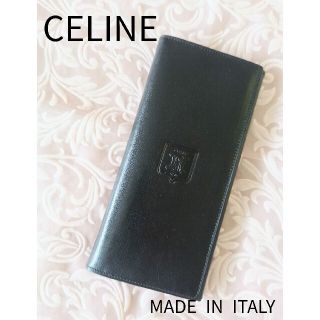 セリーヌ(celine)のぺこ様専用✨美品✨オールドセリーヌ　ヴィンテージ長財布　トリオンフ黒本革(長財布)