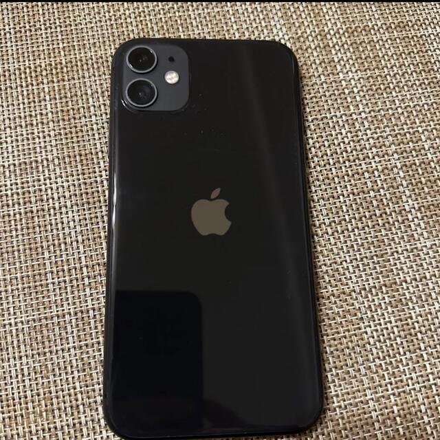 iPhone(アイフォーン)のiPhone 11 本体 256GB ブラック 中古 本体のみ箱無し スマホ/家電/カメラのスマートフォン/携帯電話(スマートフォン本体)の商品写真