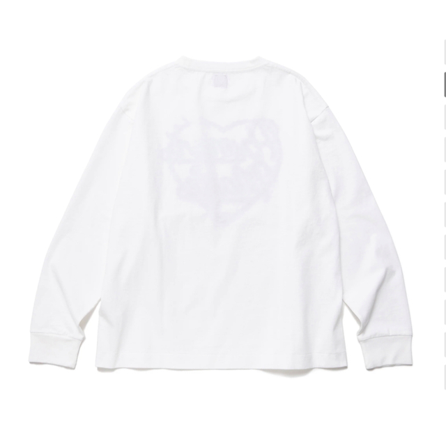 HUMAN MADE HEART L/S T-SHIRT WHITE 2XL - www.sorbillomenu.com