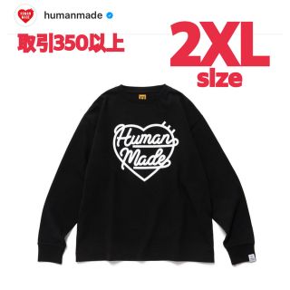 HUMAN MADE - HUMAN MADE HEART L/S T-SHIRT BLACK 2XLの