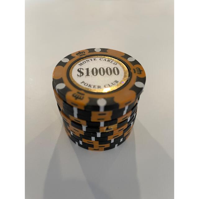 モンテカルロ　$10000 チップ 10枚セット MONTE CARLO エンタメ/ホビーのテーブルゲーム/ホビー(その他)の商品写真