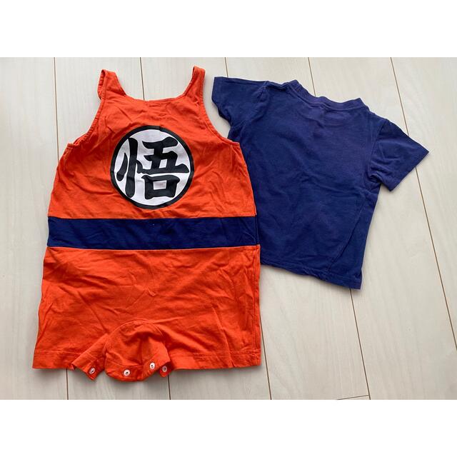 ドラゴンボール(ドラゴンボール)のドラゴンボール　悟空　90cm 2点セット キッズ/ベビー/マタニティのキッズ服男の子用(90cm~)(Tシャツ/カットソー)の商品写真